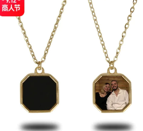 Magic Necklace with Personalized Geometric Pendant (One)