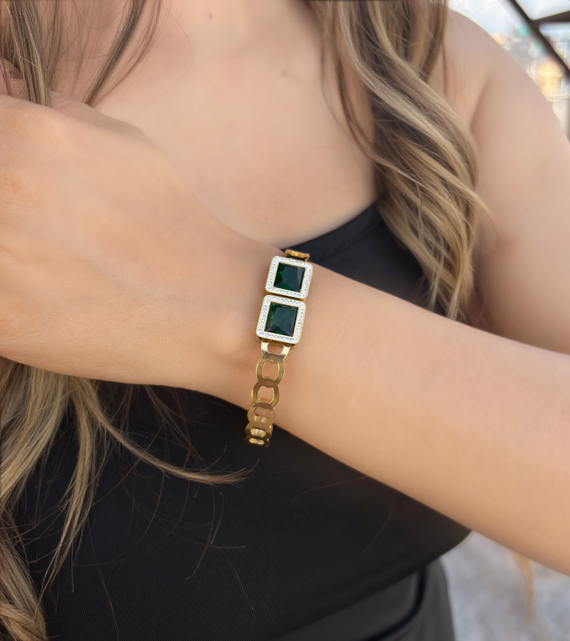 Emerald Grace Bracelet