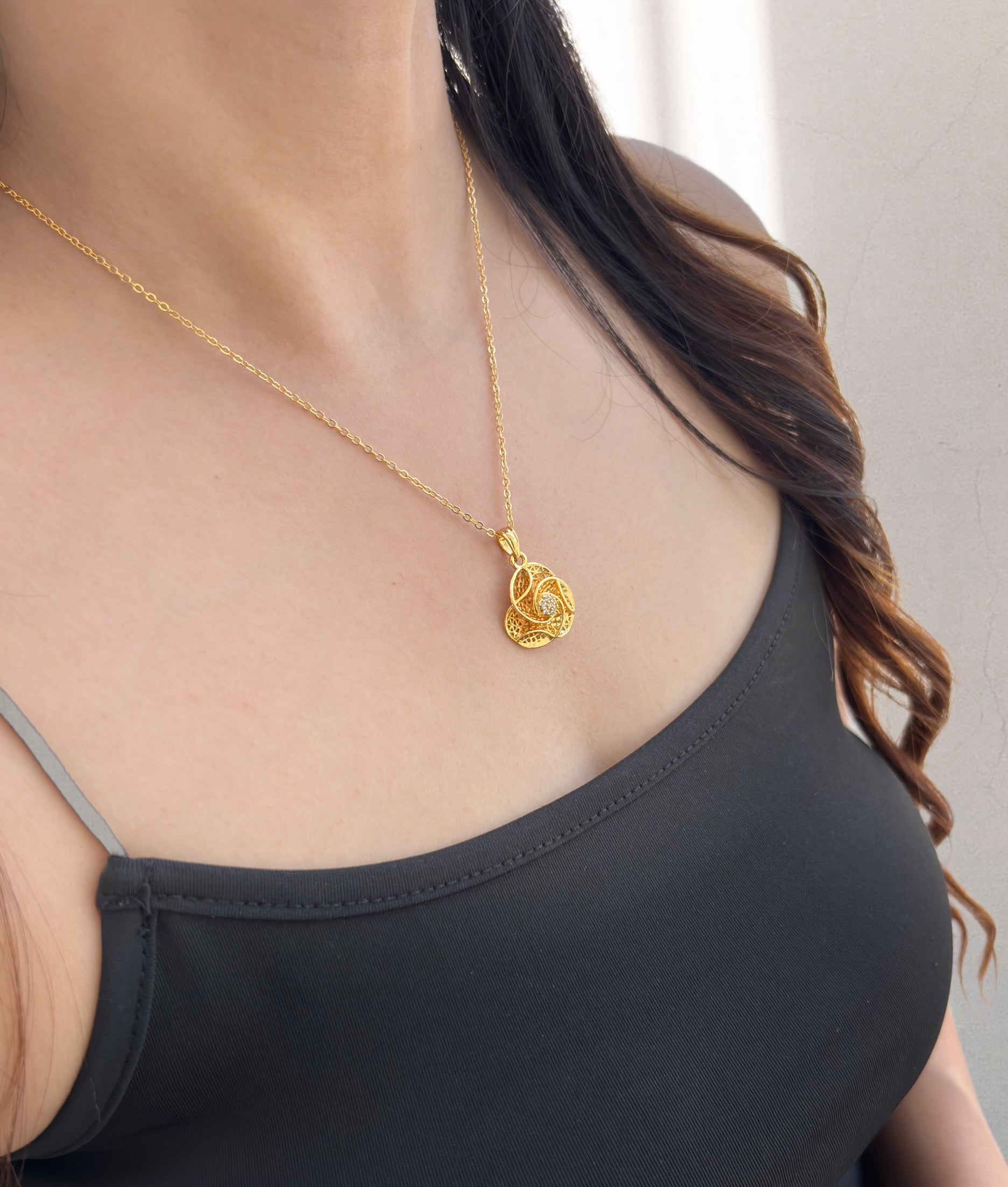 Floral Grace Pendant