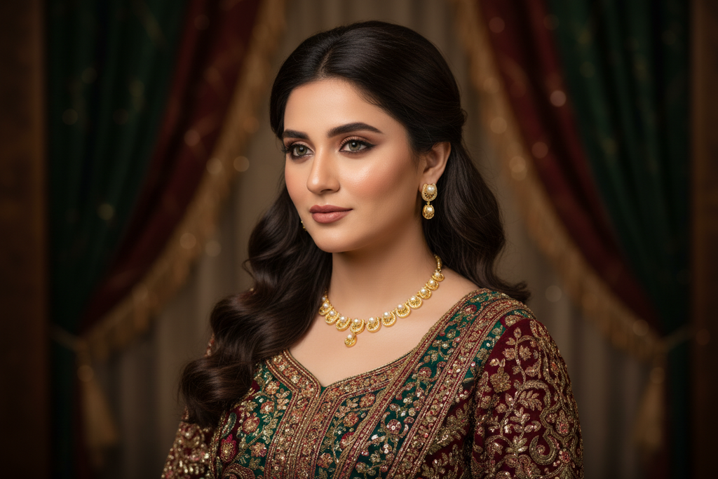 Royal Pearl Grace ( With Earrings )