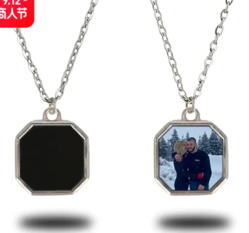 Magic Necklace with Personalized Geometric Pendant (One)
