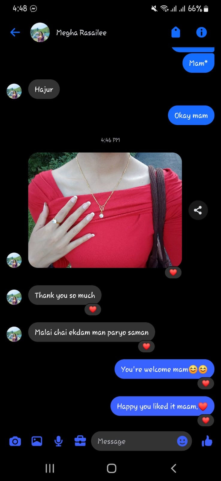 Customer testimonial 1