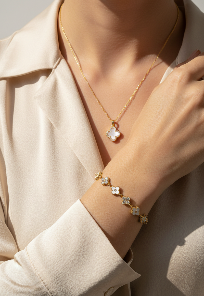 Both pieces detail shot