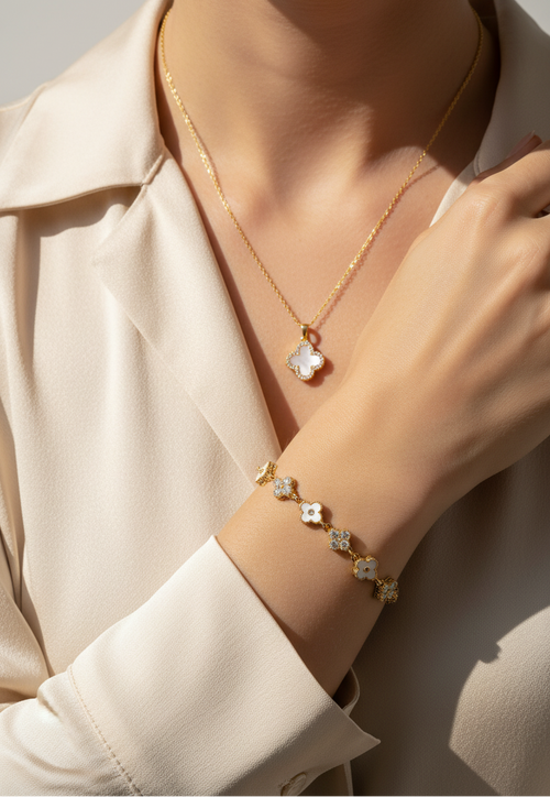 Both pieces detail shot