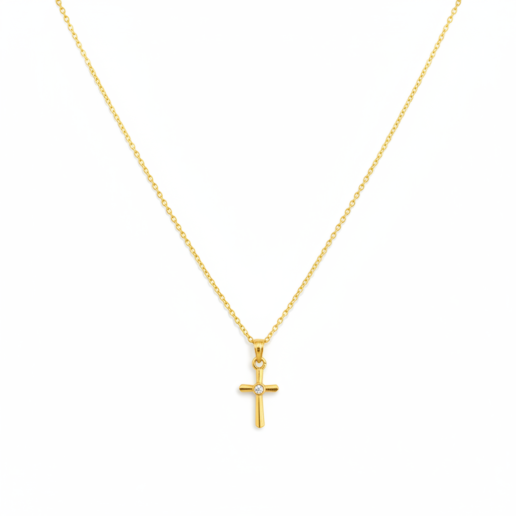 Celestia Cross Pendant - V Shape