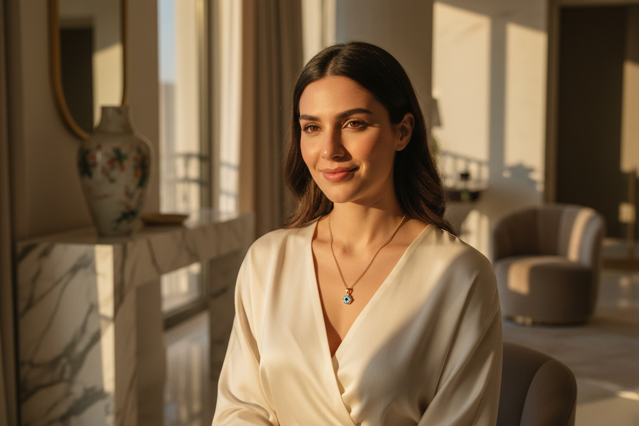 Evil Eye Luxury Background Hero Image