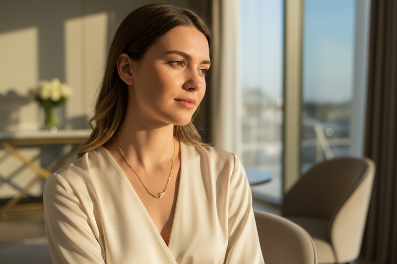 Liora Wing Pendant Lifestyle Image