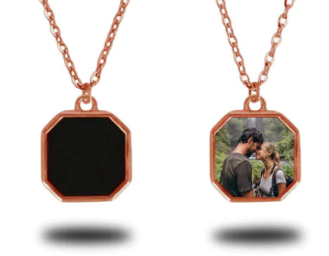 Magic Necklace with Personalized Geometric Pendant (One)