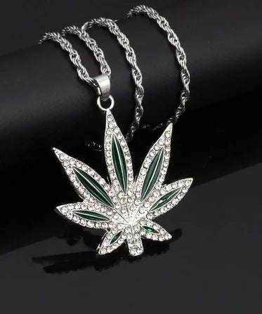 WeedChainz™ Iced Out Hip Hop Necklace for Men (One Piece)