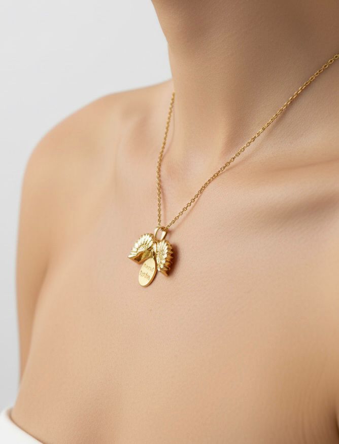 Openable ( You are My sunshine Pendant )